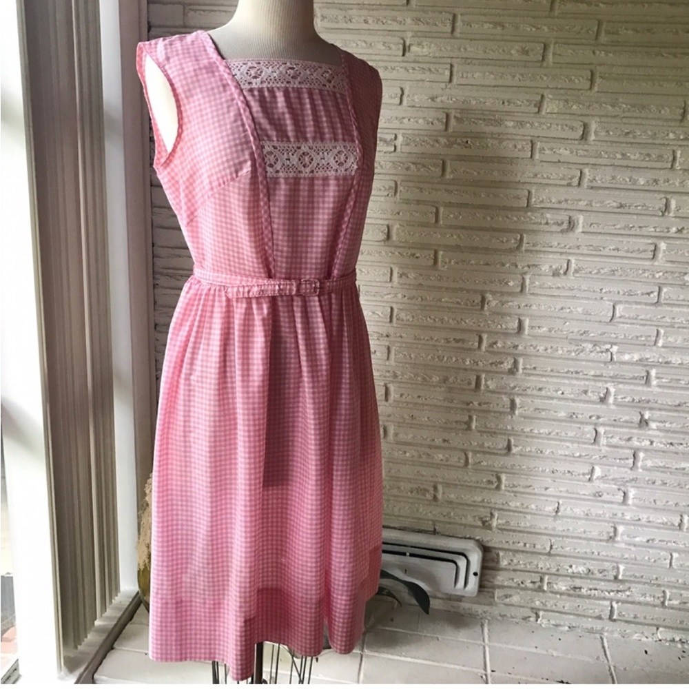 Vintage gingham dress
